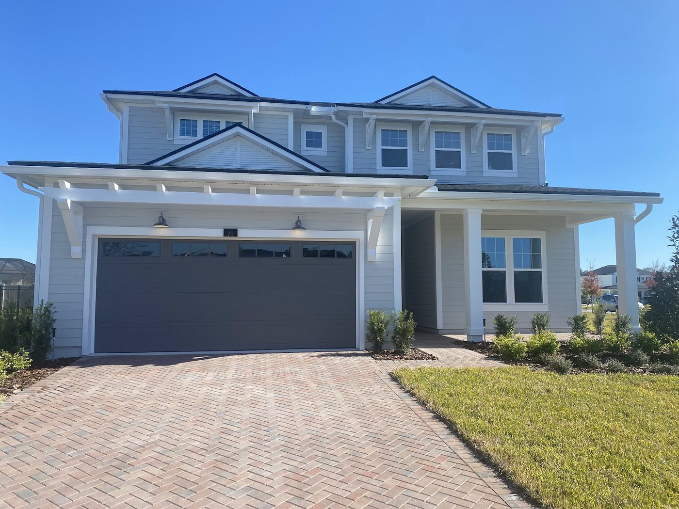 Seamless gutters installed on a St. Augustine, FL home